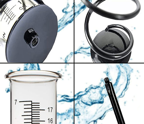BIUWING rain gauge with slide out collector for easy emptying and cleaning