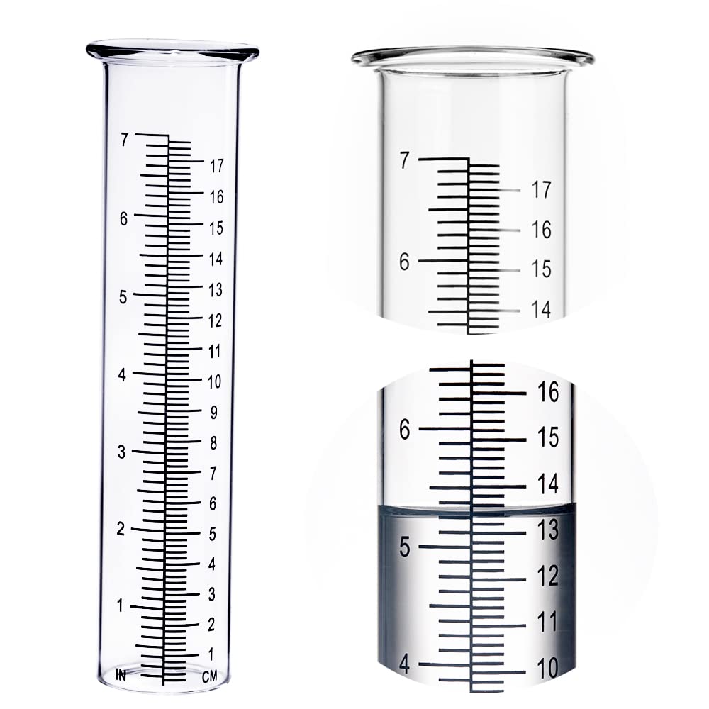 BIUWING rain gauge tube brush included for easy maintenance and clean measurements.