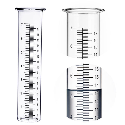 BIUWING rain gauge tube brush included for easy maintenance and clean measurements.