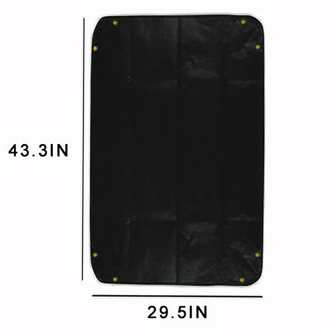 BIUWING repotting mat with copper corner buckles prevents spills