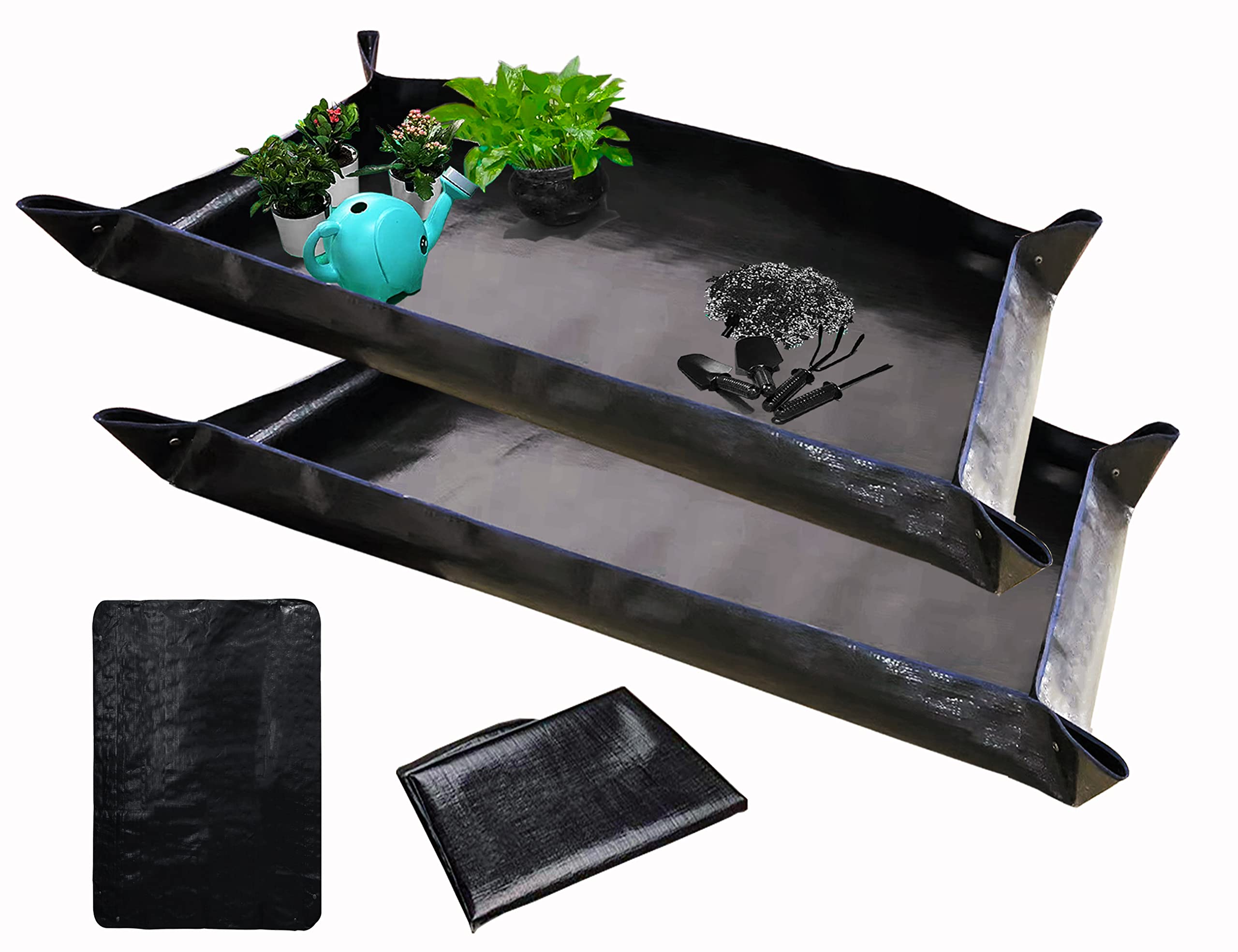 BIUWING large repotting mat 43 by 29 inches for mess-free transplanting