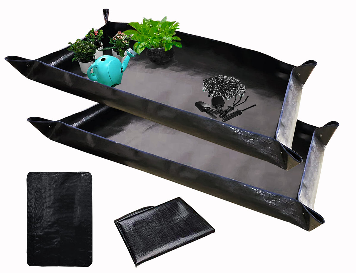 BIUWING large repotting mat 43 by 29 inches for mess-free transplanting