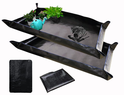 BIUWING large repotting mat 43 by 29 inches for mess-free transplanting