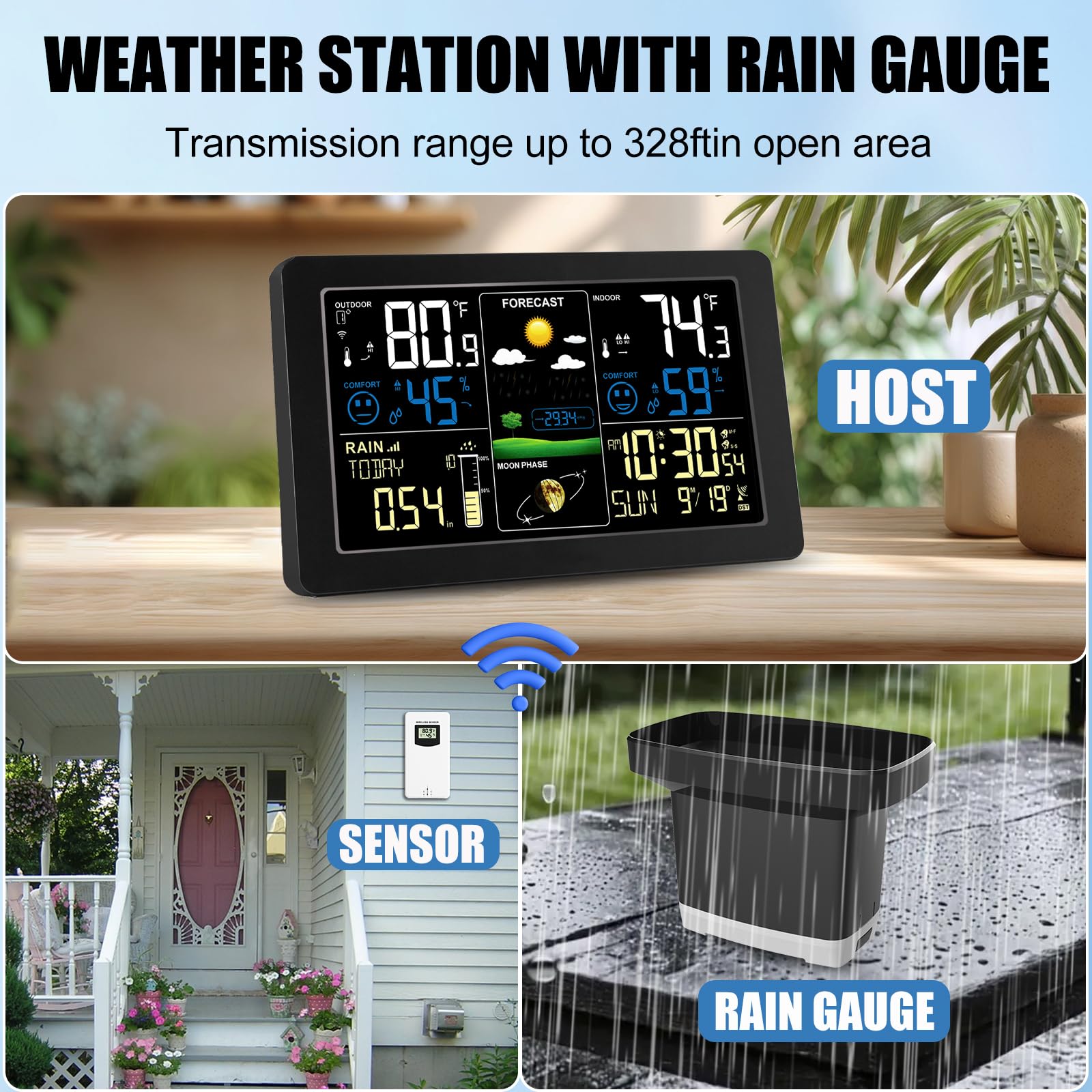 BIUWING barometer and forecast help track pressure trends for planning outings