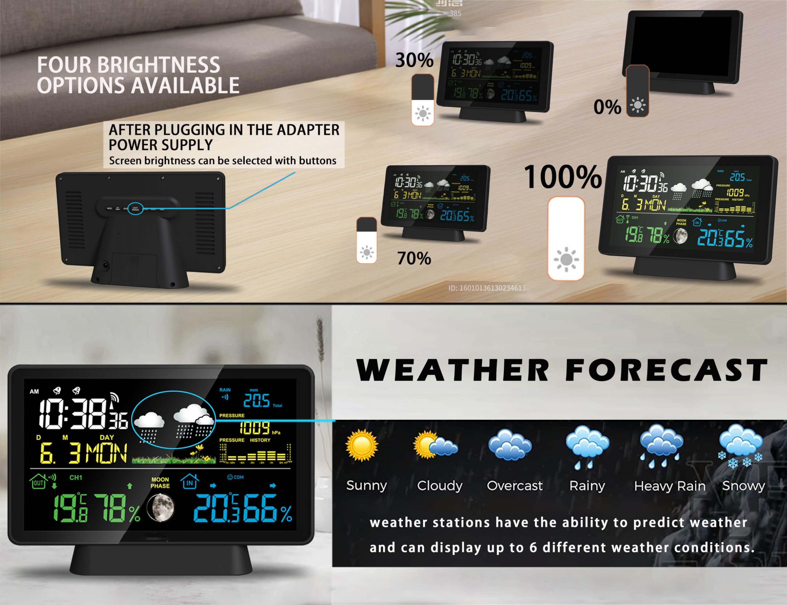BIUWING weather station complements living spaces with practical style