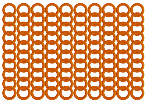 Bizhala orange Buna-N O-rings for reliable wear resistance in high-pressure use.