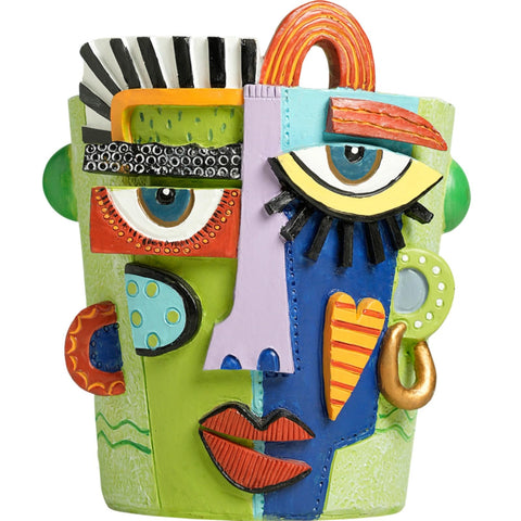 BJVF Picasso Face Planter showing abstract art style for stylish indoor plant display.