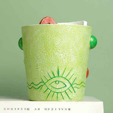 BJVF Picasso Face Planter complements small succulents and cacti with bold character.