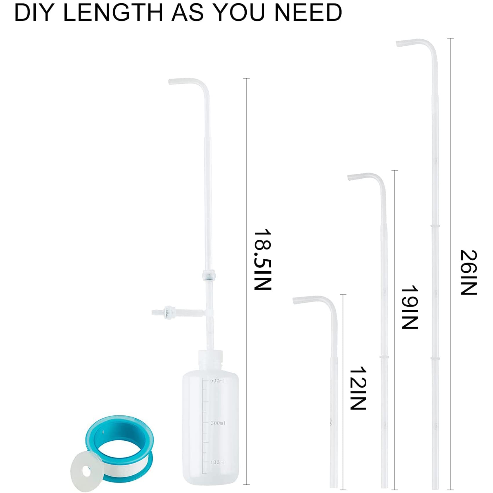 BKSAI anti-backflow system keeps water contained and drips under control.