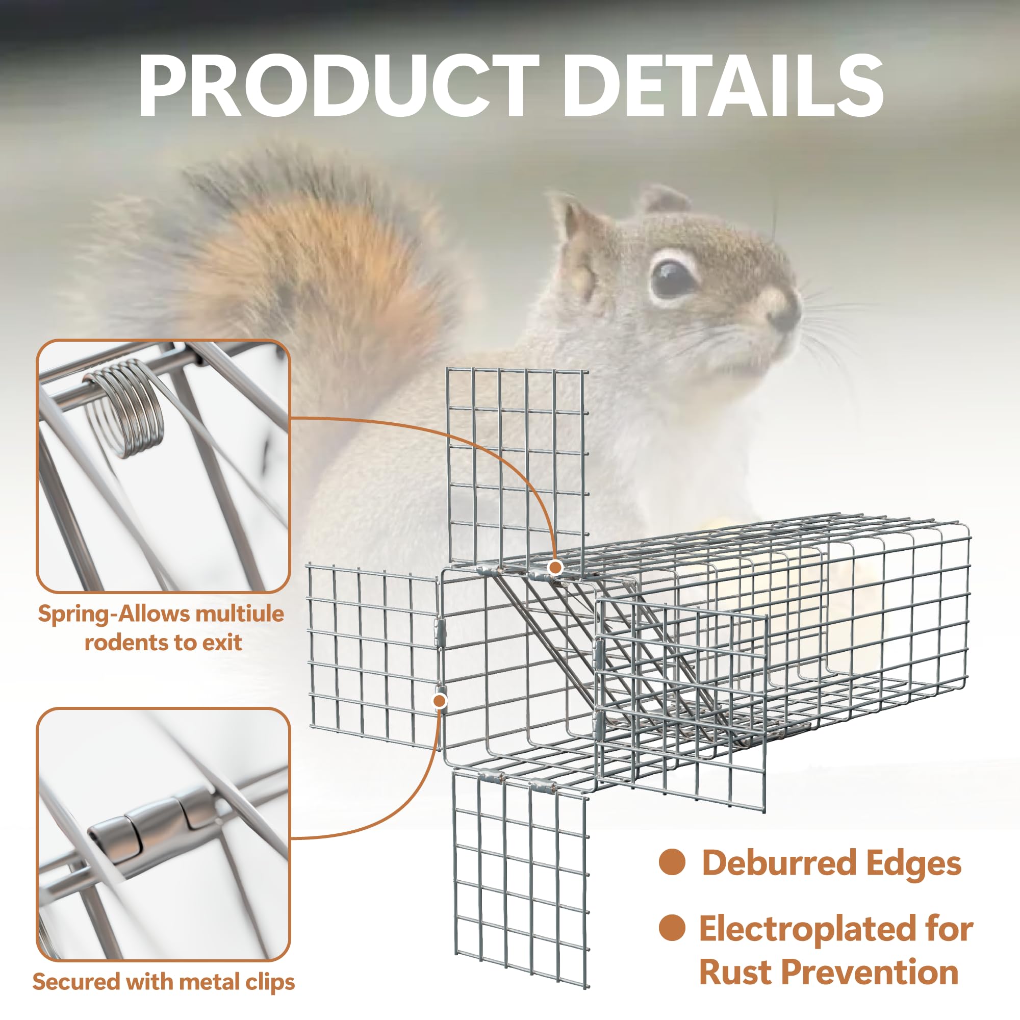 Weatherproof excluder mesh by BKALEME resisting rain and snow