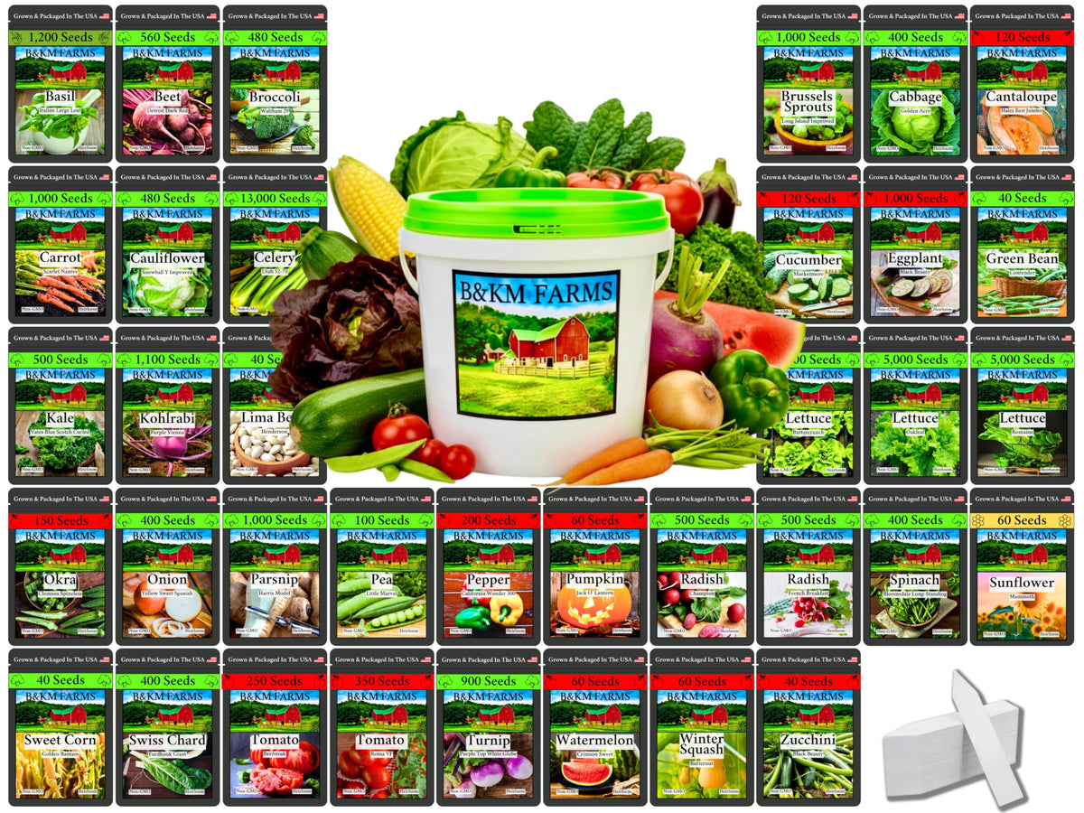 B&KM Farms Personal Seed Vault pack ready for future-ready gardening