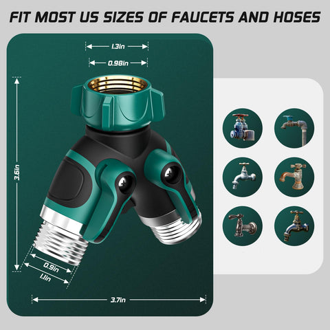 BKV rust-resistant zinc alloy body ensures durability outdoors