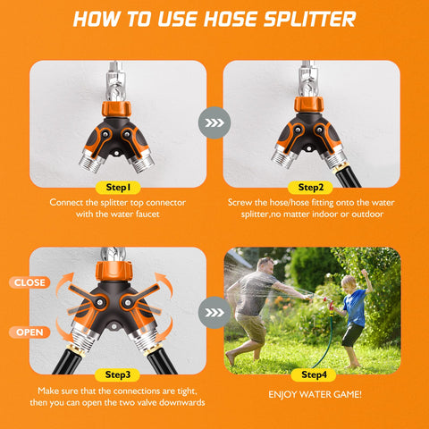 BKV dual outlets operate independently for flexible watering controls.