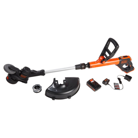 BLACK+DECKER 20V Max weed eater-trimmer with 12-inch head for precise edging and trimming