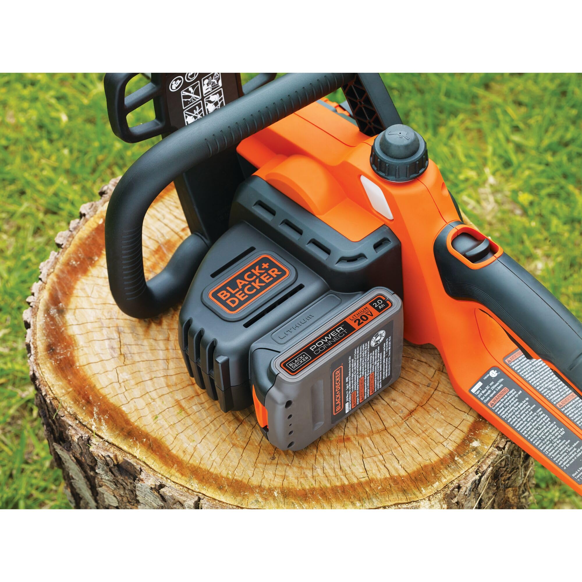 BLACK+DECKER charger included for convenient power top-ups