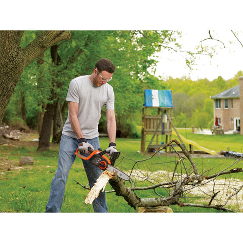 BLACK+DECKER ergonomic grip supports comfortable control