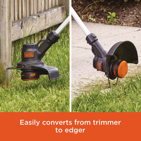 BLACK+DECKER 20V MAX weed wacker lightweight design enables easy handling.