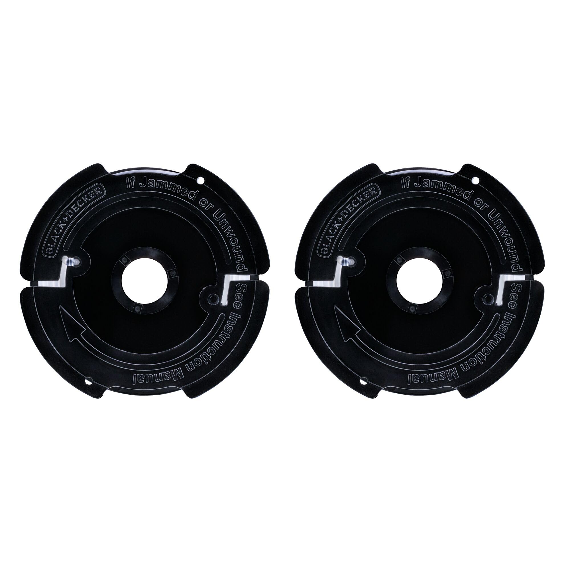 Durable replacement spool from Black+Decker ready for long outdoor trimming sessions.