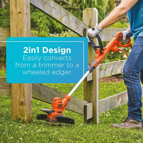BLACK+DECKER auto-feed spool technology enables hassle-free line feeding