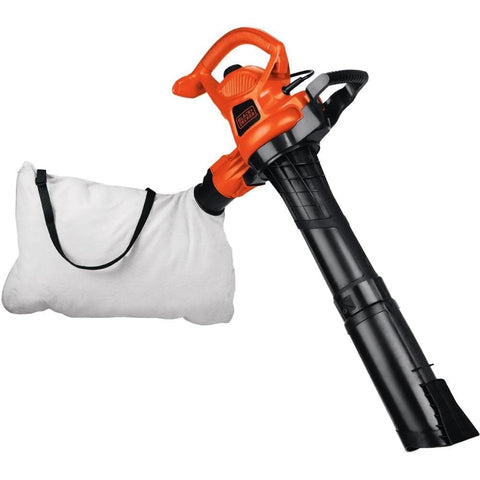 BLACK+DECKER BV3600 anti-clog vortex impeller helps prevent jams during mulching.