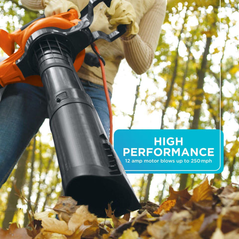 Black+Decker BV6000 offers 400 CFM vacuum power for yard debris