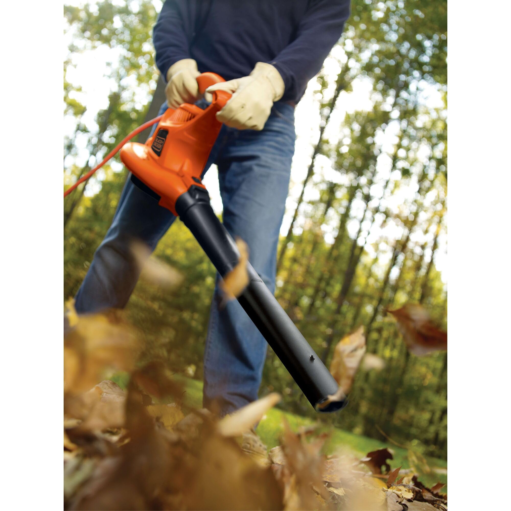 Black+Decker BV6000 designed for quieter operation during blowing
