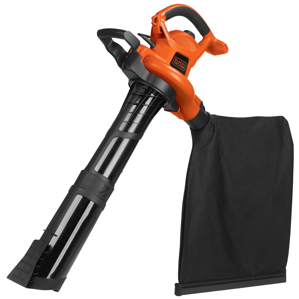 BLACK+DECKER BV6600 blower tube for precise airflow and fast yard cleanup.