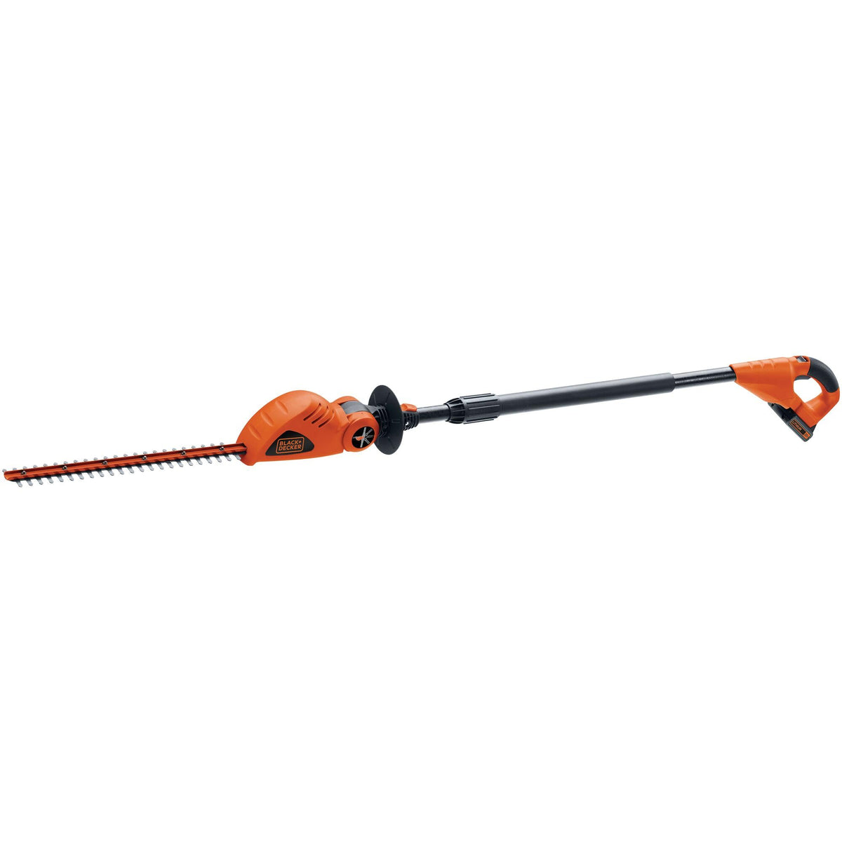 BLACK+DECKER LPHT120 with 18in dual-action blade for smoother trims.