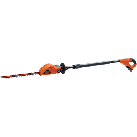 BLACK+DECKER LPHT120 with 18in dual-action blade for smoother trims.