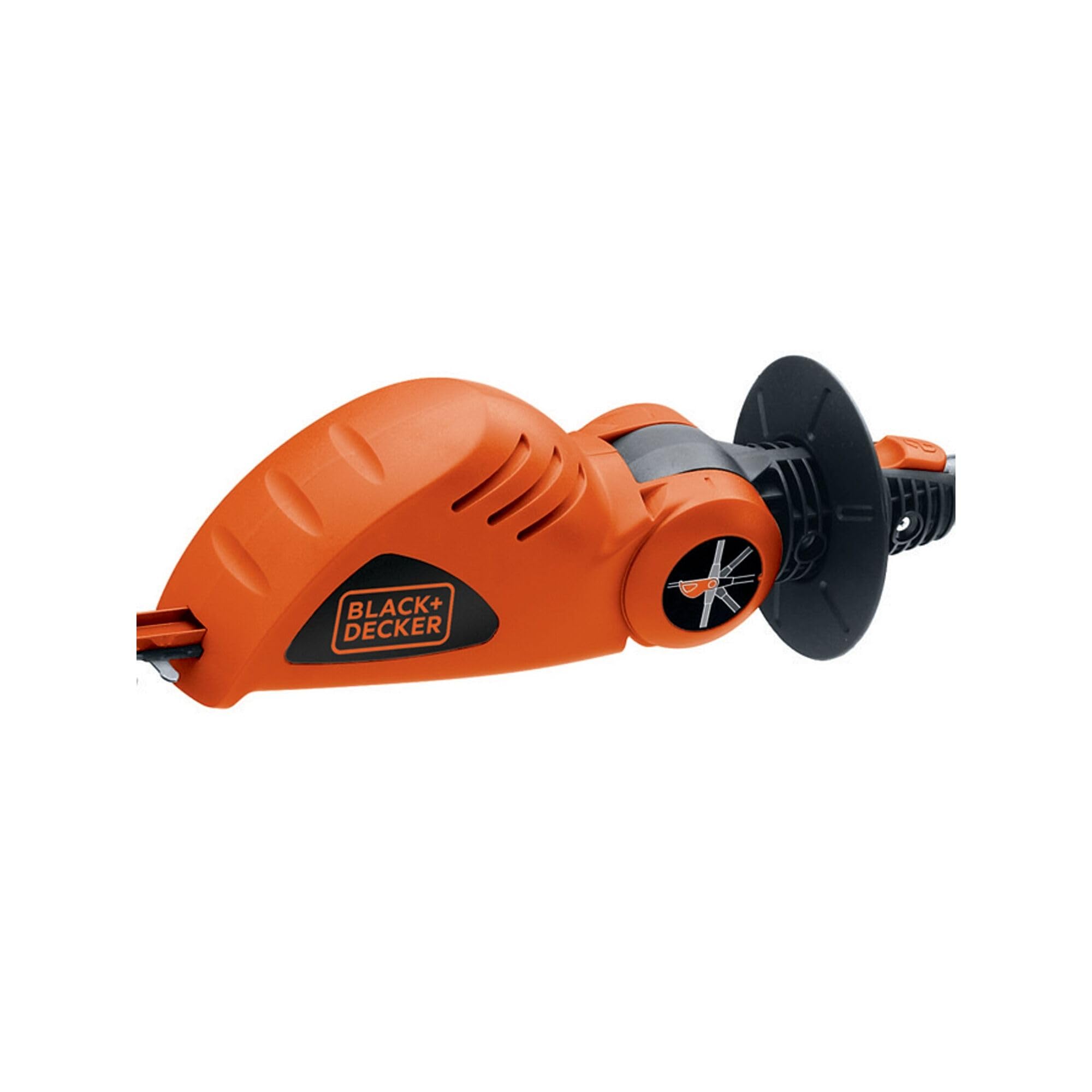 BLACK+DECKER LPHT120 easy-trigger start for quick activation.