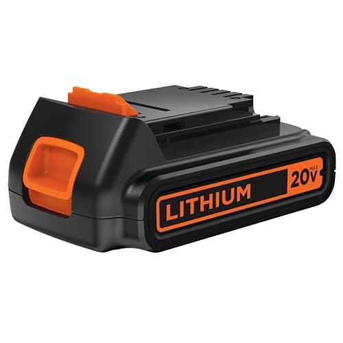 BLACK+DECKER LPHT120 LCS20 smart charger for rapid recharging.