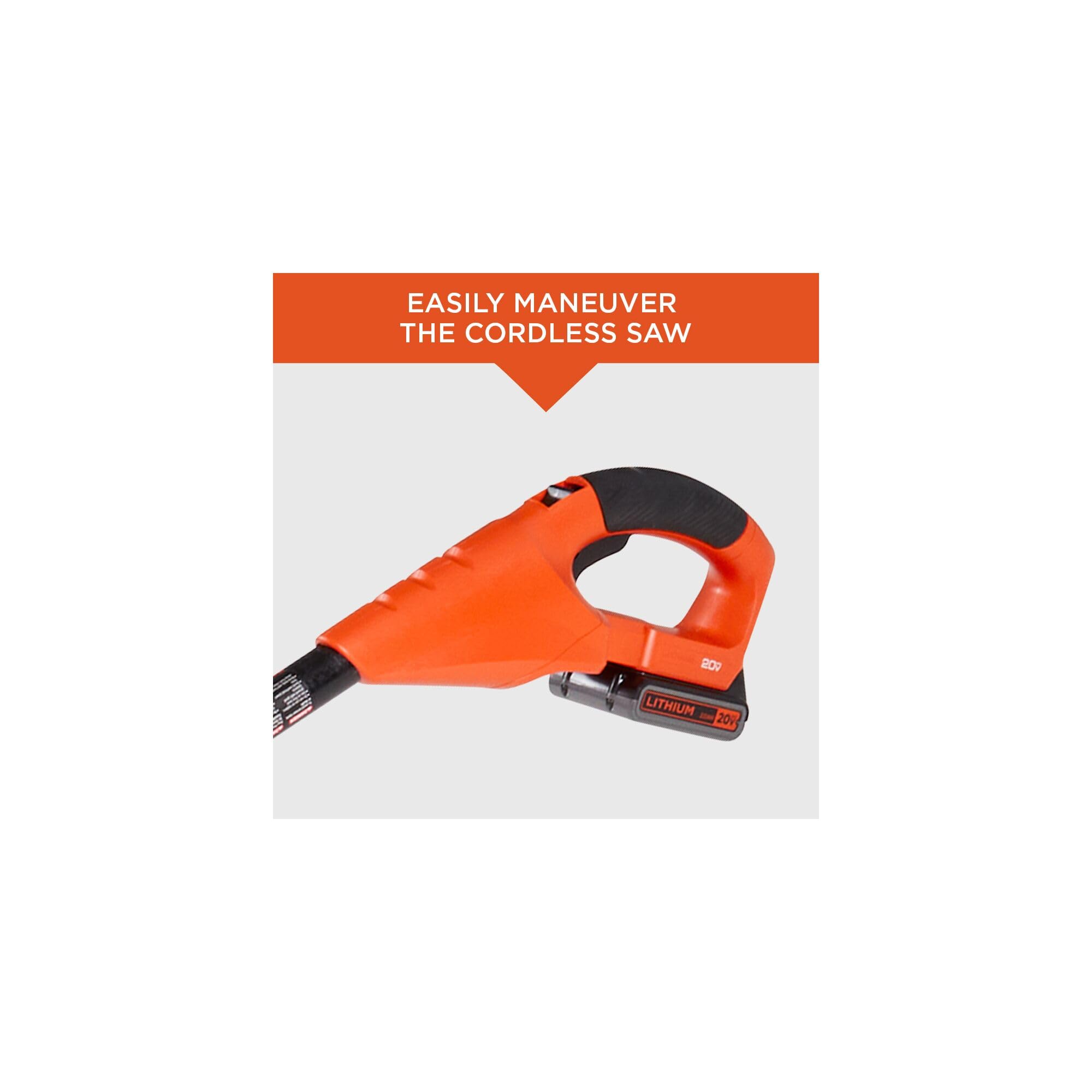 Compatible with 20V MAX battery ecosystem for BLACK+DECKER tools.
