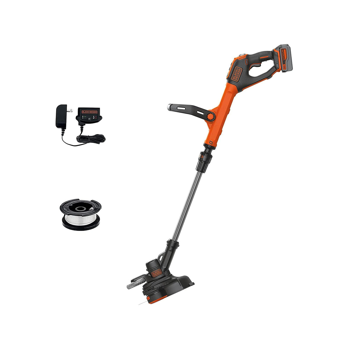 BLACK+DECKER LSTE523 trimmer-edger compact design for easy storage.