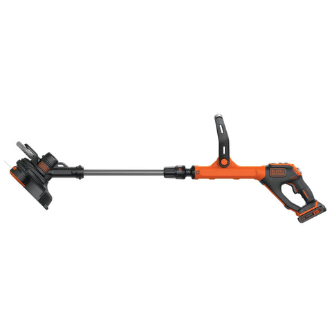 Black+Decker LSTE525 adjustable height and handle improve control.