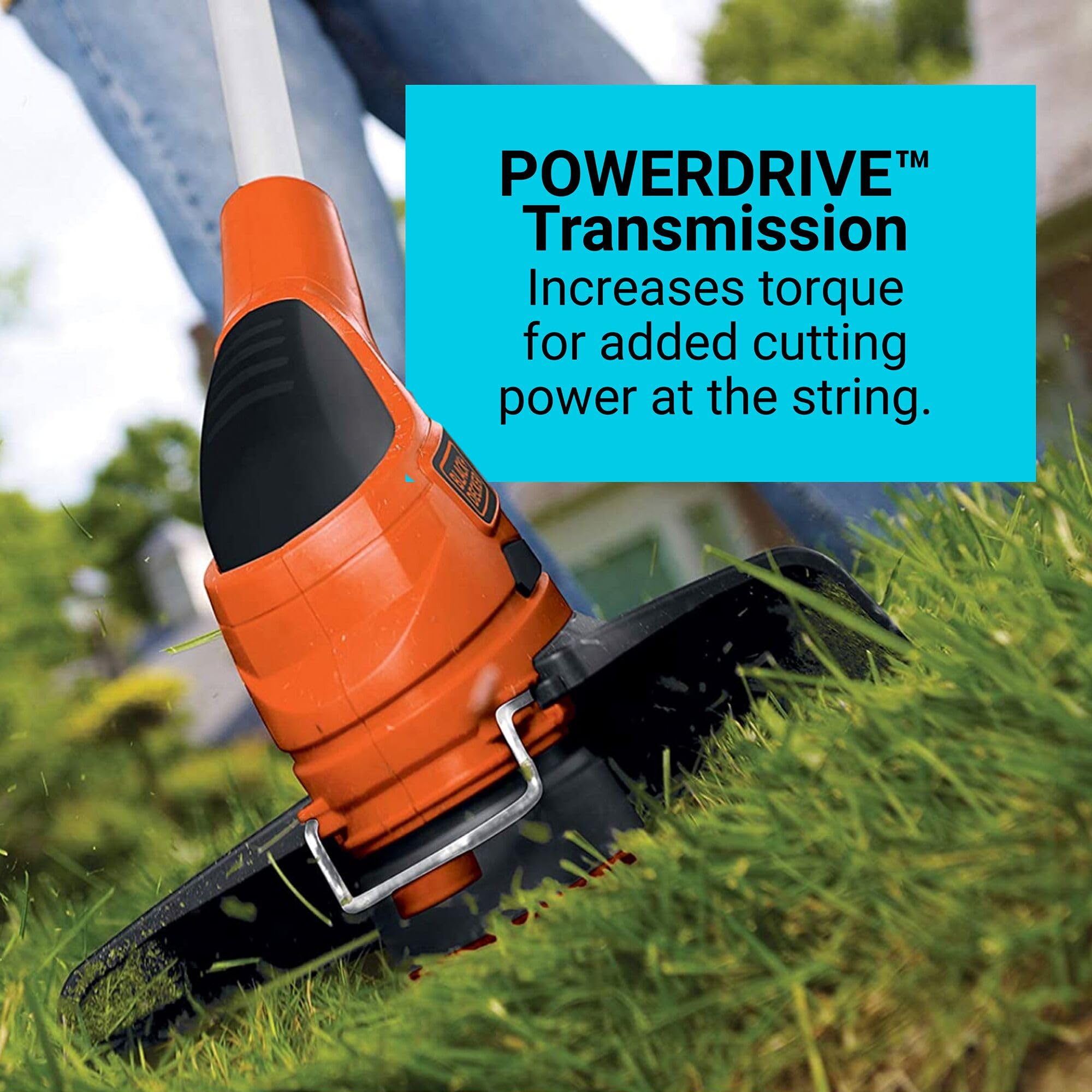 Pivoting handle offers ergonomic control for precise edging