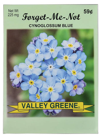 Black Duck Brand Forget Me Not seed packets offer easy, vibrant blooms for your garden.