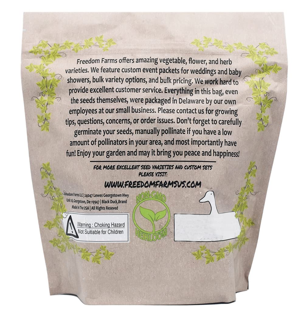 Seeds with high germination potential from Black Duck Brand