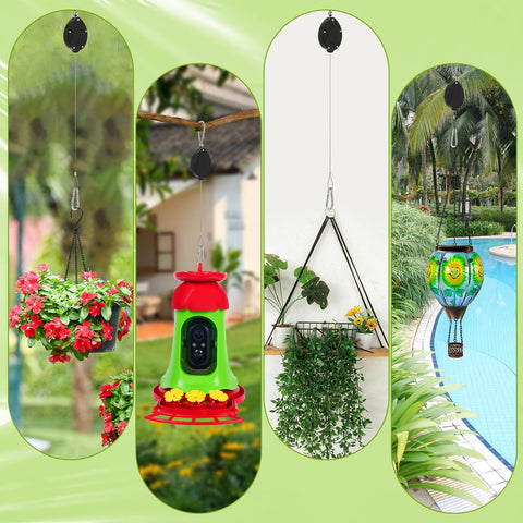 Black Elk Peak outdoor gardening hanger for patios and greenhouses