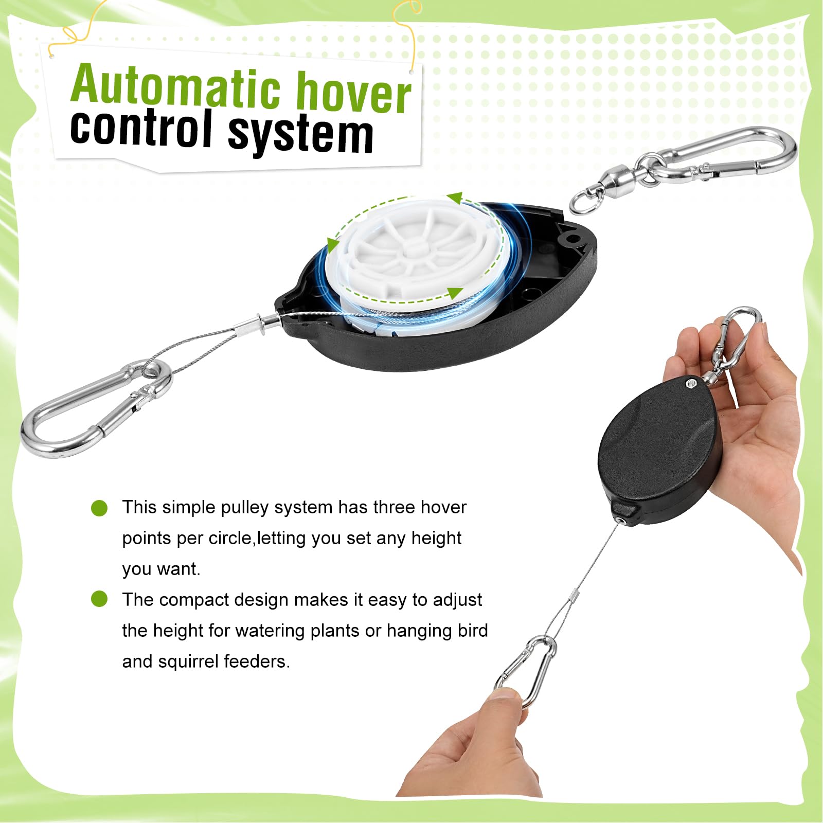 Black Elk Peak self-locking hook ensures safe, auto-locking operation