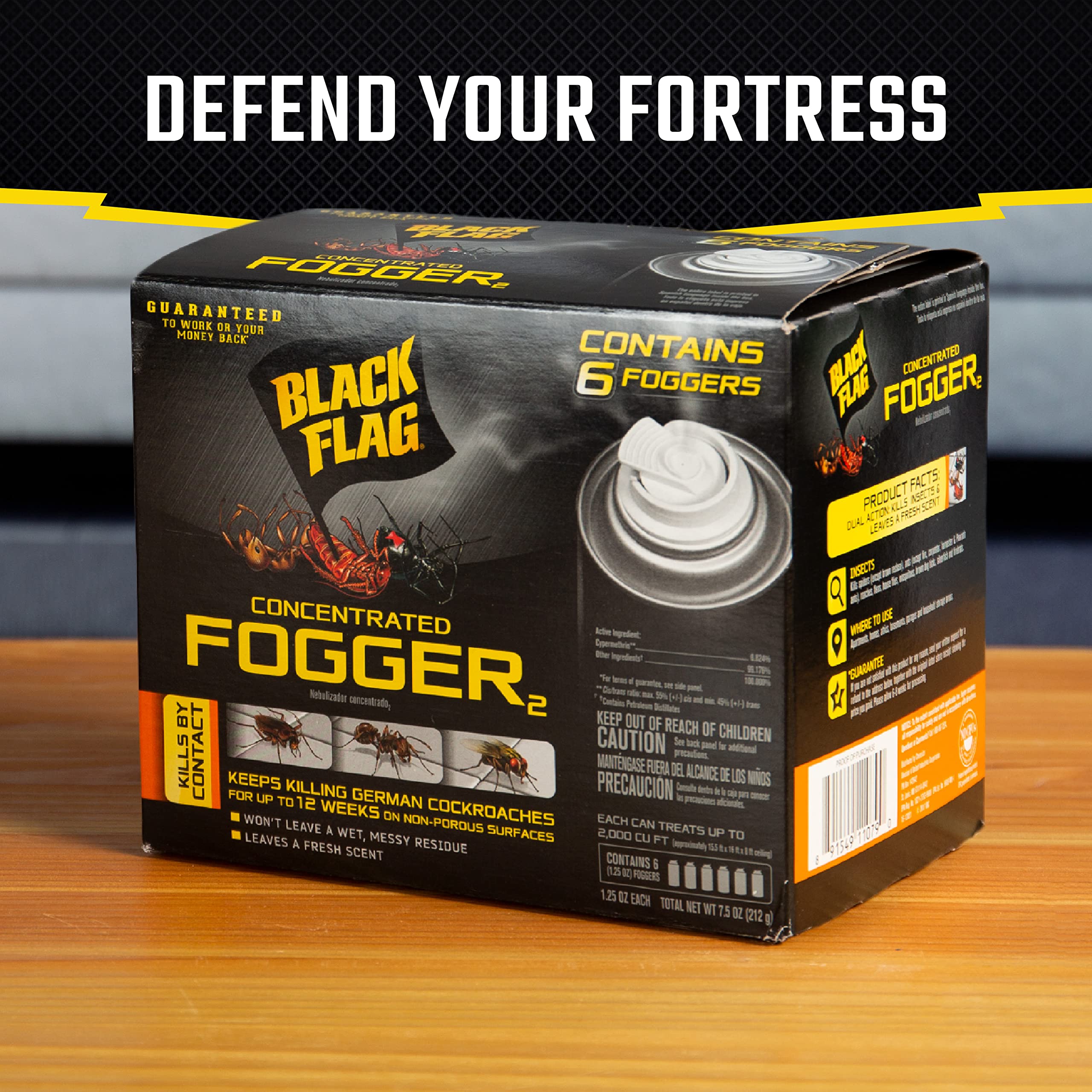 Black Flag Concentrated Fogger targets fleas and mosquitoes for indoor protection