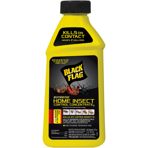 Black Flag Extreme concentrate 16oz bottle ready to mix for indoor and outdoor pest control