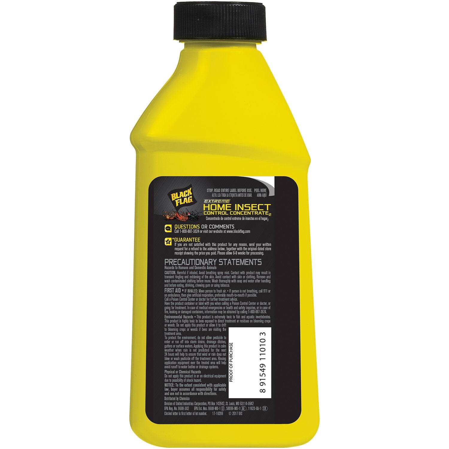 Outdoor perimeter spraying with Black Flag Extreme protects the foundation and entry points