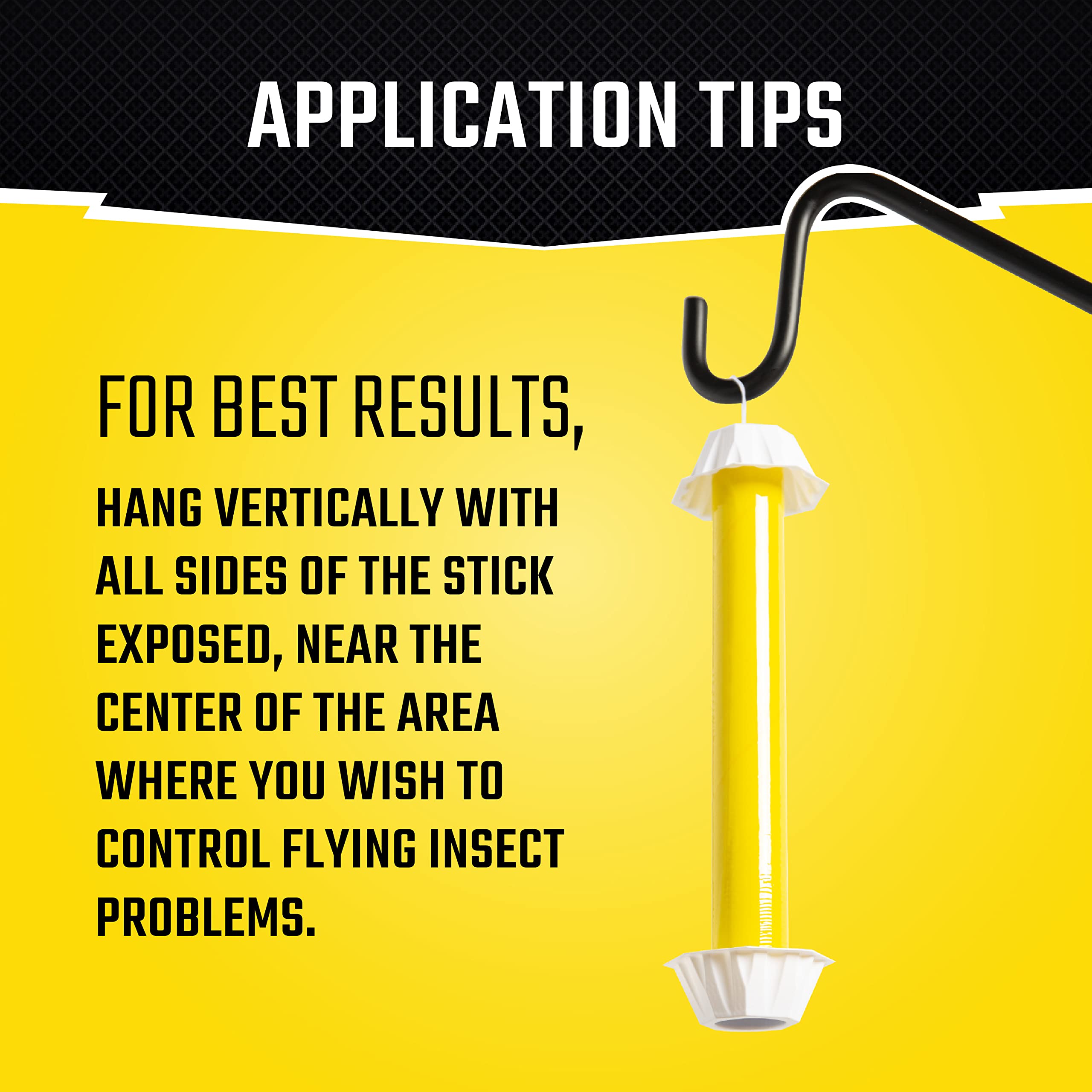 Black Flag Fly Stick bottom cup holds honey lure.