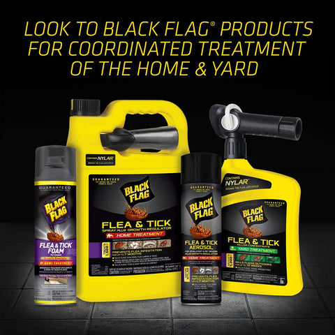 Black Flag outdoor pest control ready-to-use solution for lawns and shrubs.