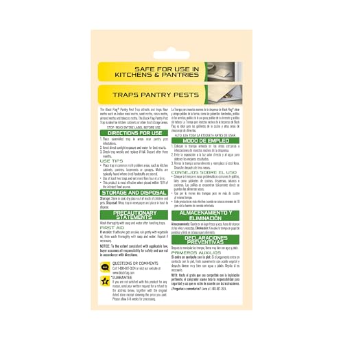 Black Flag pantry pest trap with two glue traps per package.