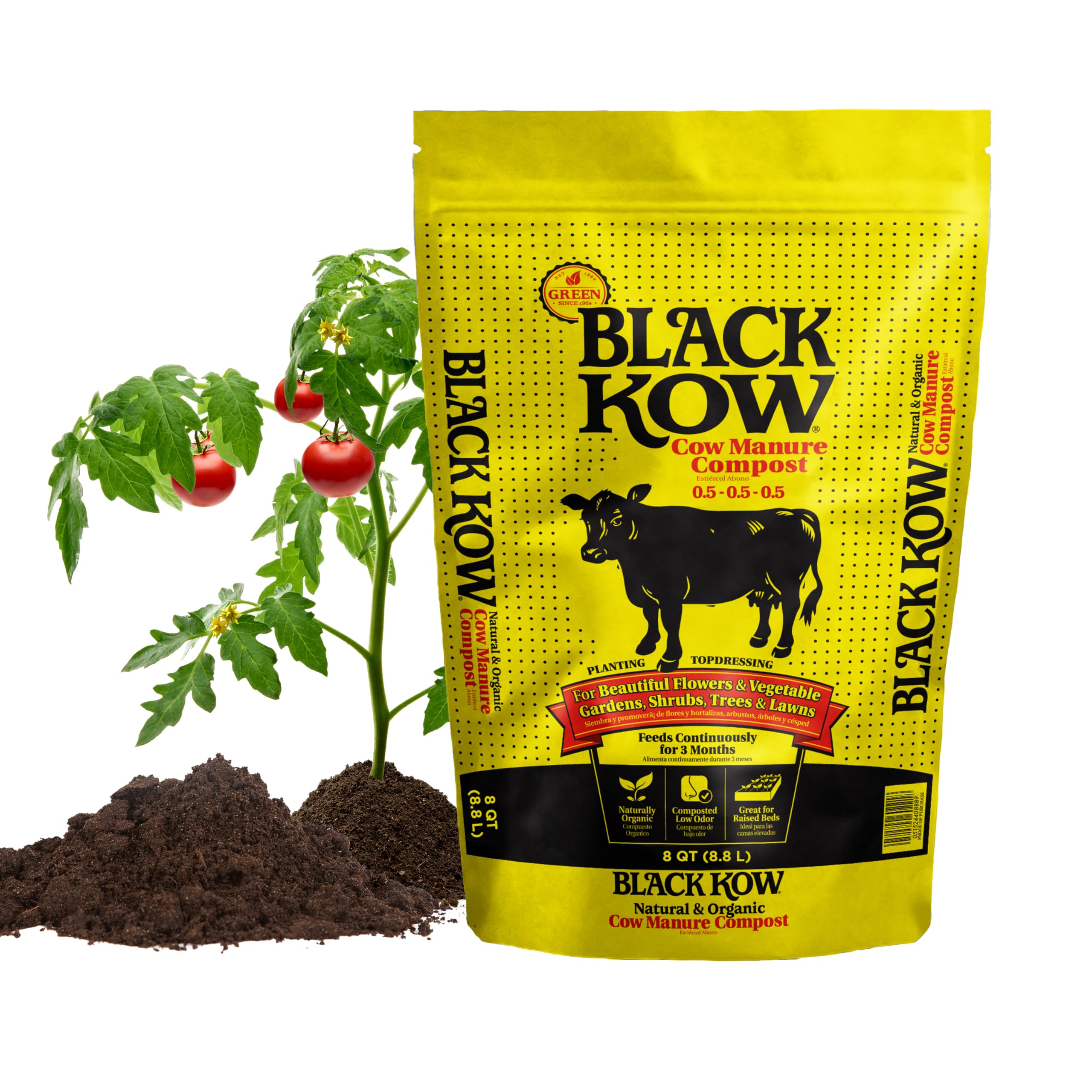 Preparing compost tea with Black Kow nutrients