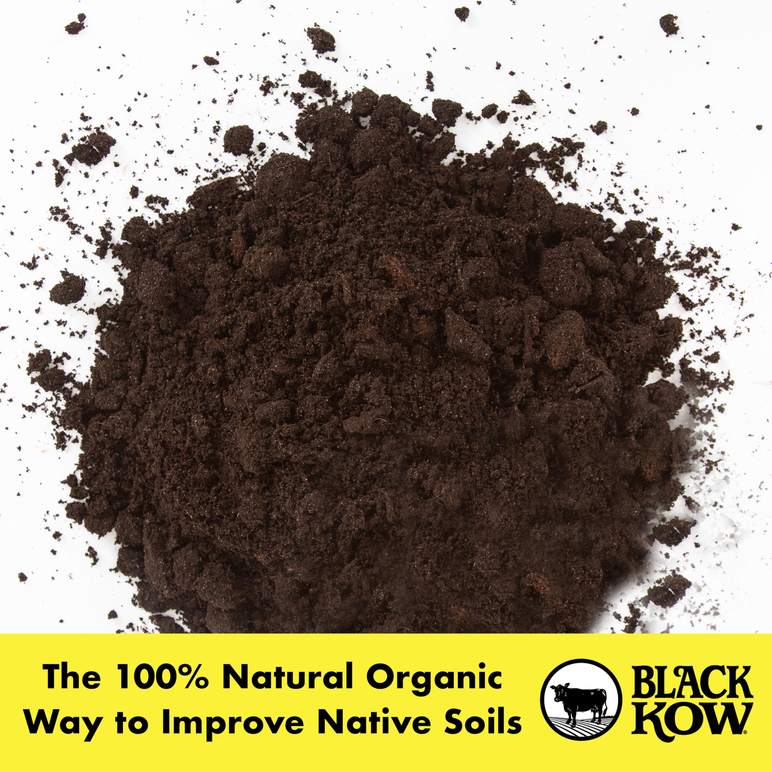 Garden beds enriched by Black Kow organic matter