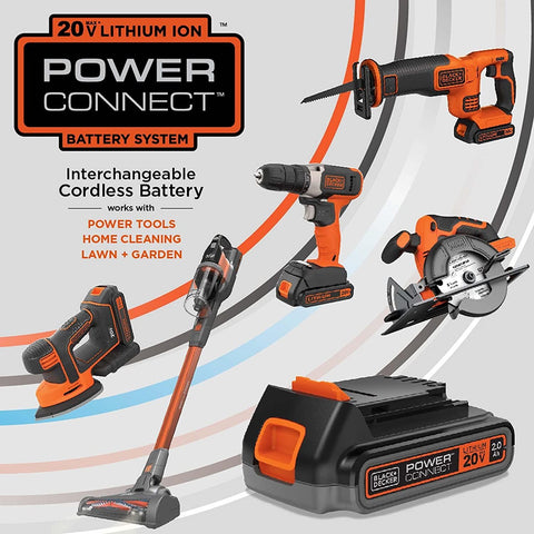 7.5 inch blade on BLACK+DECKER 20V MAX Edger for confident cuts