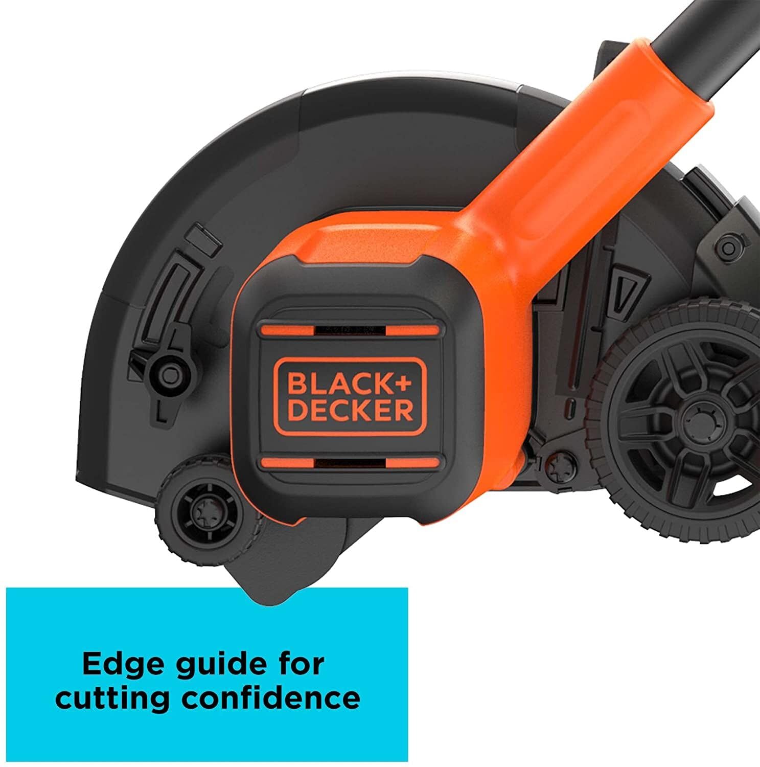 Depth adjustment feature visible for flexible edging along beds and sidewalks
