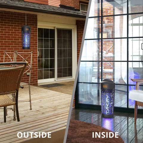 Black+Decker bug zapper offers half-acre coverage for larger spaces.